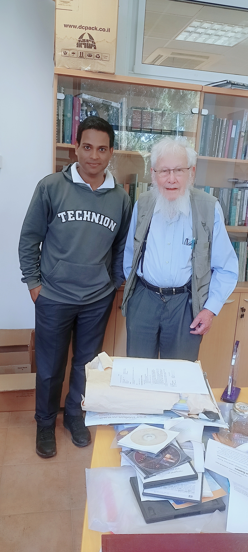 With Prof. Robert Aumann(2005 Nobel laureate for Game Theory) 