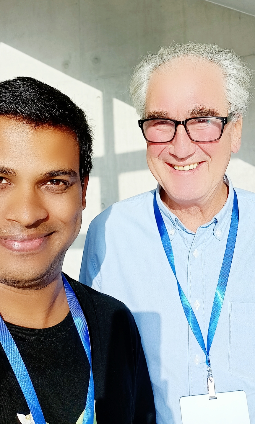 With Prof. David (Kings College, London)