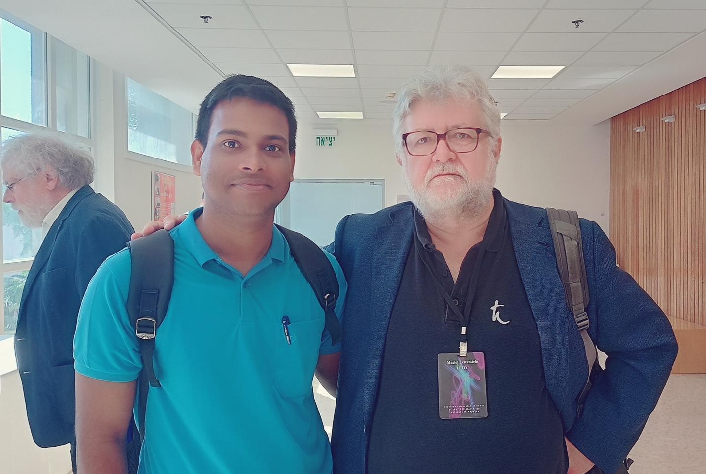 With Prof. M. Lewenstein (ICFO, Spain)